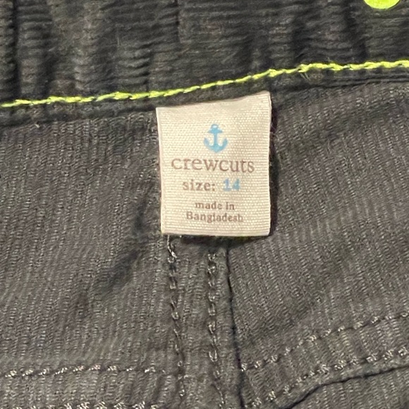 J Crew Boys Corduroy Pants - Gray Size 14 - Picture 12 of 14